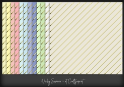 Macaroon Gold Striped Background