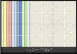 Macaroon Jigsaw Background