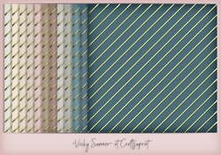 Life is a Beach Gold Stripe Background