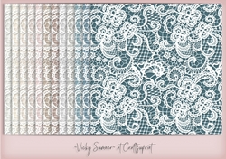 Life is a Beach Lace Background