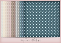 Life is a Beach Polka Dot Background