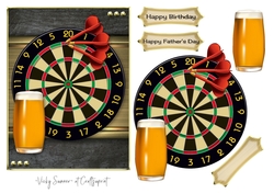 Games Night Darts Birthday Fathers Day