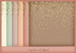 Desert Gold Falling Stars Background