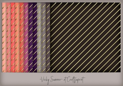 Sunset Gold Stripe Background
