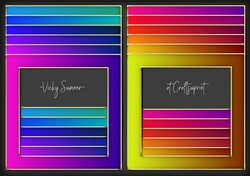 Tropical Gold Edged Frame