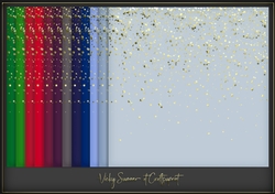 Christmas Gold Falling Stars Background