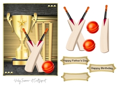 Games Night Cricket Birthday Fathers Day 