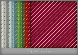 Christmas 3 Gold Stripe Background