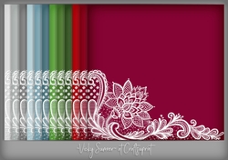 Christmas 3 Lace Corner Background