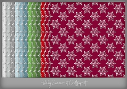 Christmas 3 Silver Snowflake Background