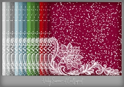Christmas 3 Snow and Lace Background