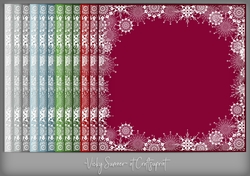 Christmas 3 Snowflake Edged Background