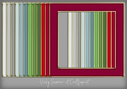 Christmas 3 Gold Edged Frame