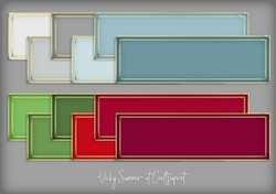 Christmas 3 Simply Gold Sentiment Tag
