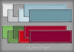 Christmas 3 Simply Silver Sentiment Tag