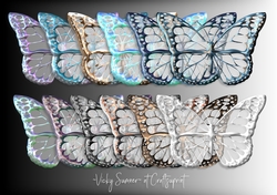 Metallic Transparent Butterfly