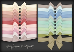 Shabby 2 Colour Match Bow Wrap