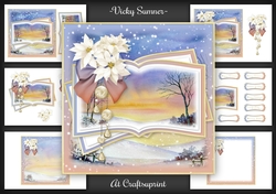 Winter Sunset Scene 2 Mini Kit