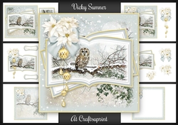 Winter Owl Scene Mini Kit