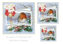 Robin Red Breast Scene Toppers