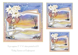 Winter Sunset Scene 2 Toppers