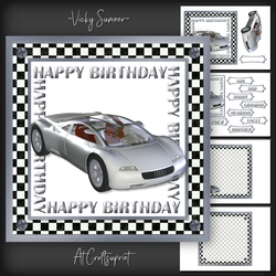 Silver Car Mini Kit