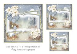 Silvery Moonlight Winter Toppers