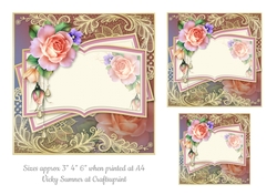 Opulent Summer Rose Toppers