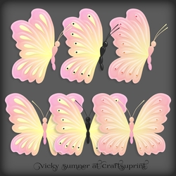Butterflies Pastel 2