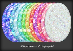 Mermaid Sparkle Oval Mat
