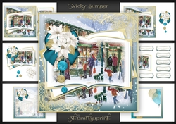 Christmas Shopping Scene Mini Kit