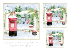 Christmas Post Toppers