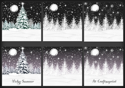 Winter Wonderland Moonlight Backgrounds