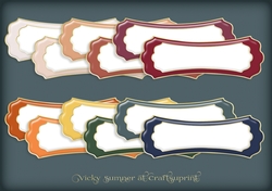 Autumn 2 Double Layer Fluted Tag
