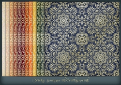 Autumn 2 Gold Damask