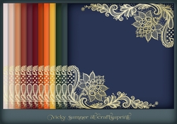 Autumn 2 Gold Lace Double Corner