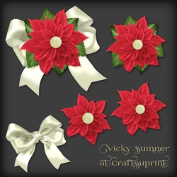 Christmas Floral Decoupage 3