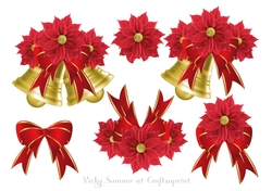 Christmas Floral Step by Step 5