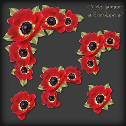 Poppy Corner Vignette