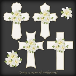 Cross and Lillies