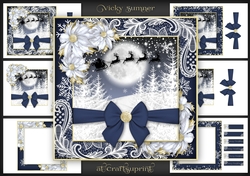 Midnight Christmas Mini Kit Santa