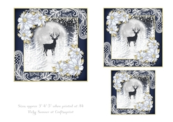 Midnight Christmas Stag Toppers 2