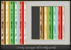 Christmas Shimmer Gold Edged Frame