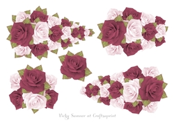 Autumn Rose Teardrop Decoupage Step by Step