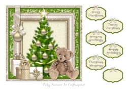 Christmas Eve 7x7 inch Quick Card