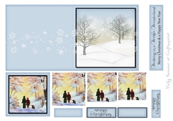 Cut and Fold 4.5x4.5 inch Christmas Pyrimage 2