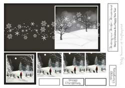 Cut and Fold 4.5x4.5 inch Christmas Pyrimage 5