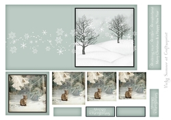 Cut and Fold 4.5x4.5 inch Christmas Pyrimage 9