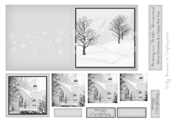 Cut and Fold 4.5x4.5 Christmas Pyrimage 11