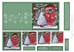 Cut and Fold 4.5x4.5 Christmas Pyrimage 14